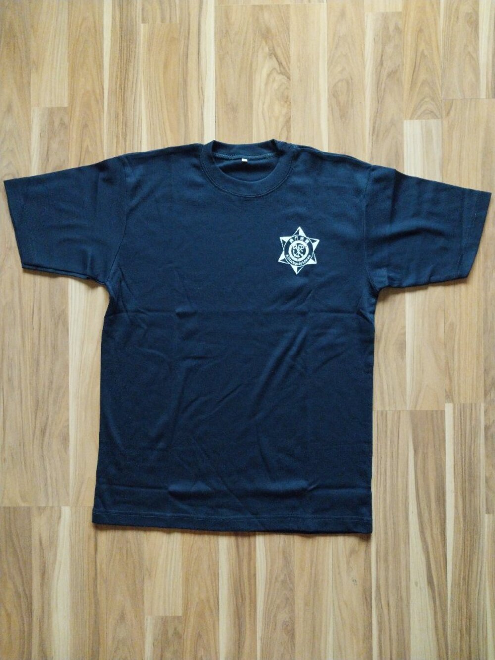 Macau Customs Short Sleeve T-Shirt Navy Blue Size Asian L (US Medium)